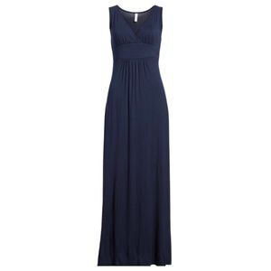 LOVEAPPELLA V-Neck Jersey Maxi Dress, PL